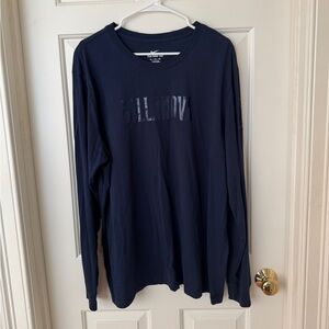 Villanova Nike Men’s Long Sleeve Navy Shirt